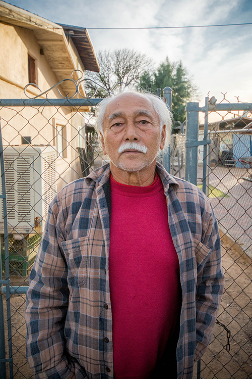 Mike Diaz will be minimally impacted by the overpass, but some of his neighbors aren't so lucky. Photo by Mason Callejas