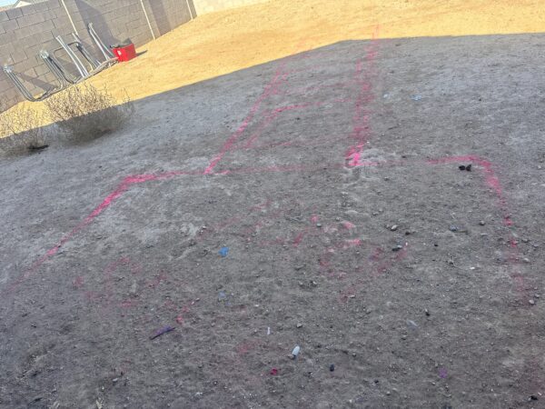 Uncompleted work from M&A landscaping. Jan. 10, 2025. [Brandi Mure]
