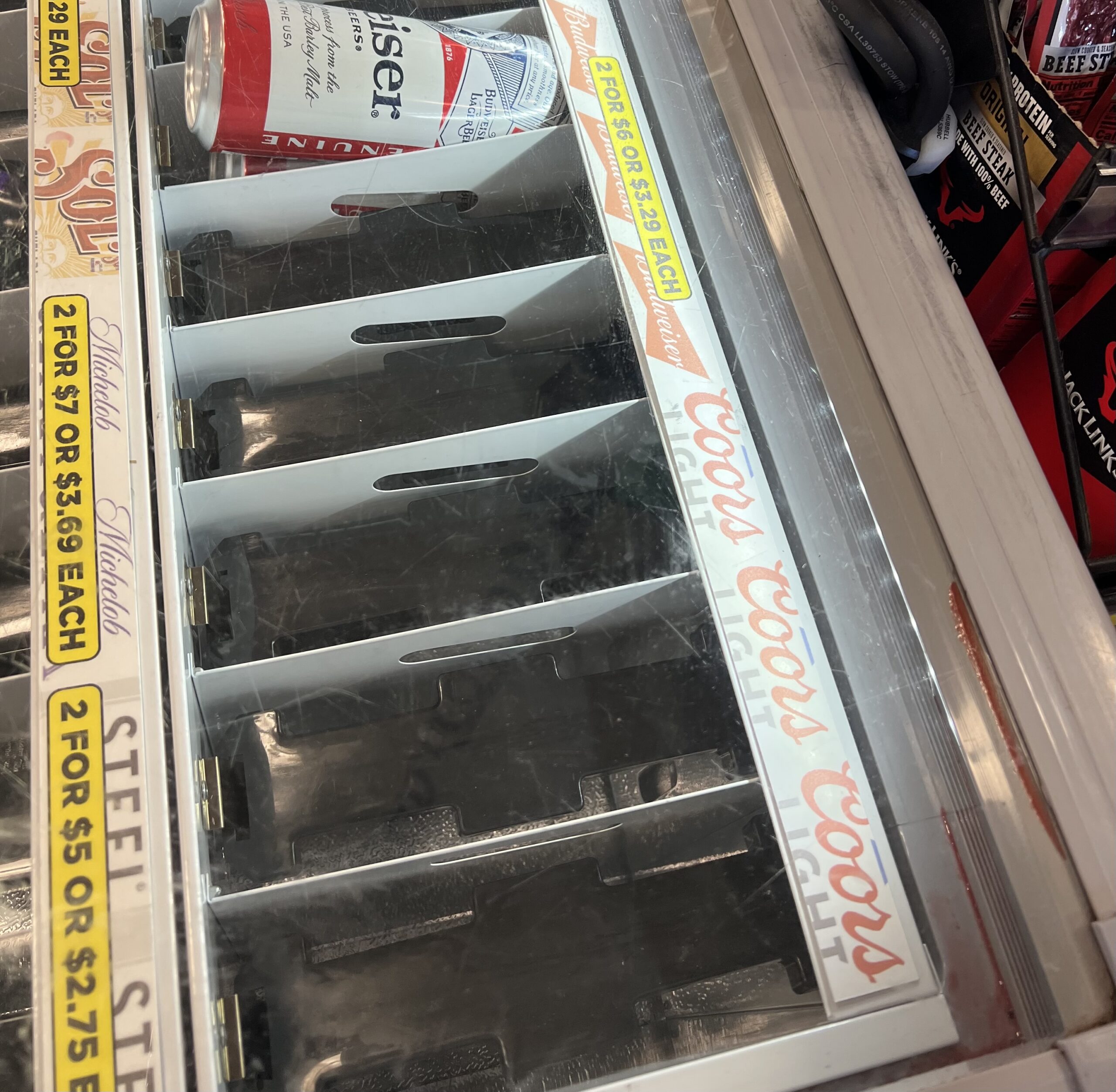 Only Budweiser went unpurchased at a Circle K store on Honeycutt Road Aug. 16.[Elias Weiss]
