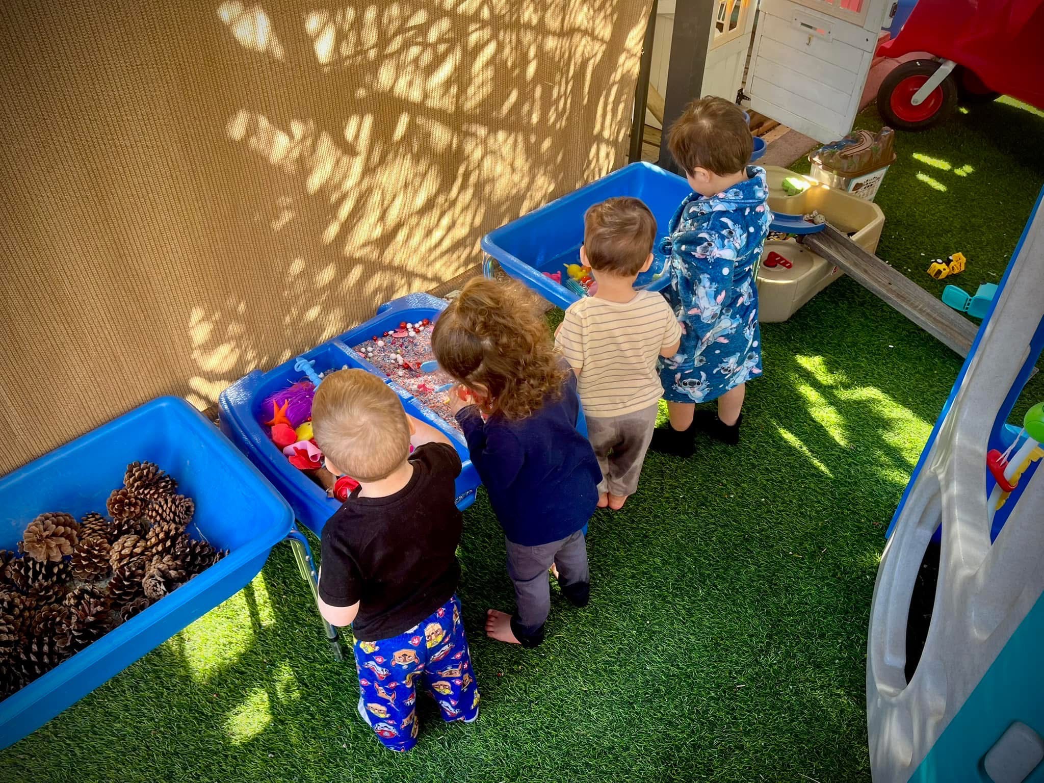 Children explore and play together at Eden Brooks Childcare in Maricopa, where learning through play is a daily focus.