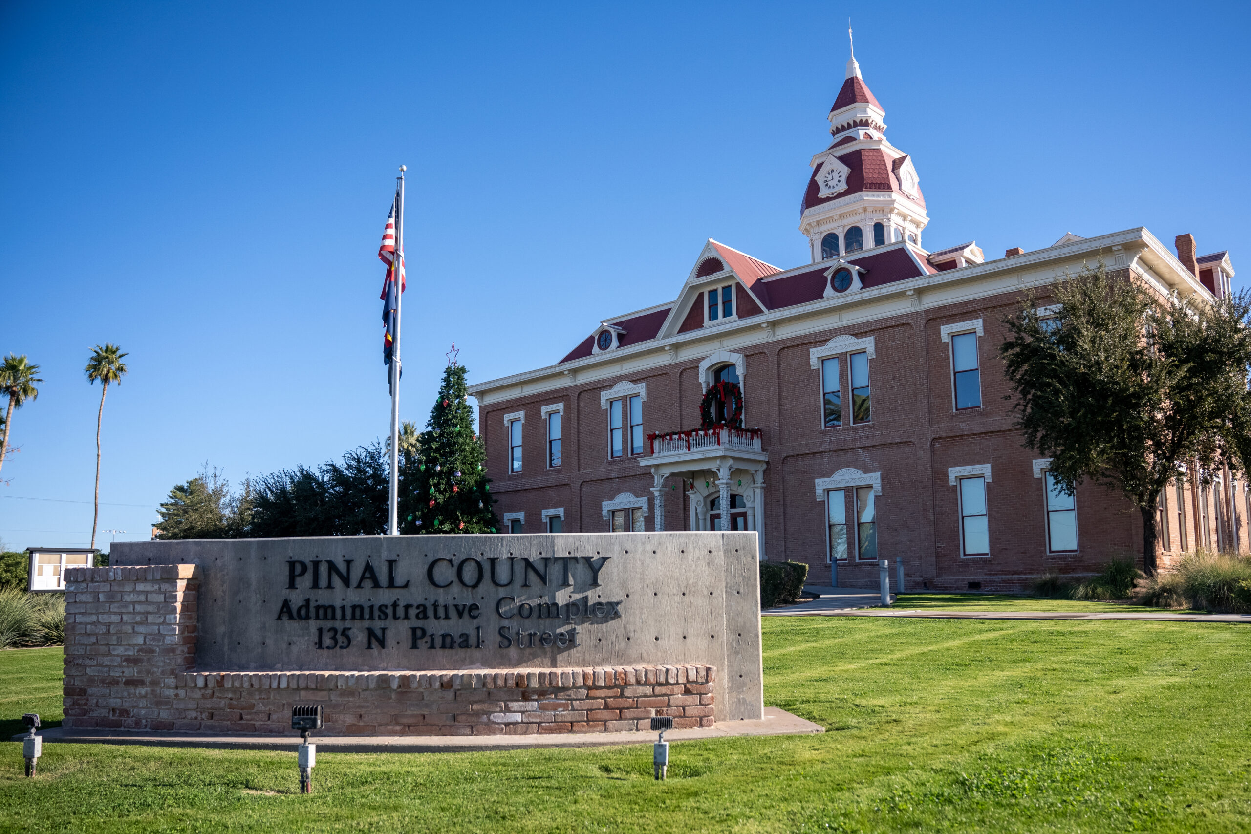 Pinal County Administrative Complex where the Pinal County Board of Supervisors meets. December 16, 2025. 