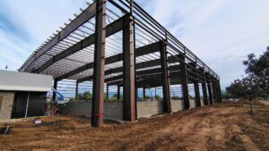 A view of the ongoing construction of Copper Sky's new field house. [City of Maricopa]