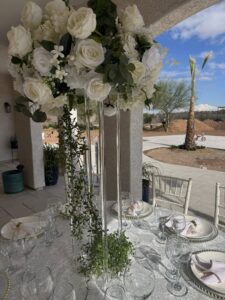An example of the table setup to be used at The Gathering at Castillo's in Hidden Valley. Owner Diana Castillo said she is hoping to bring a touch of luxury to the venue. [Submitted]