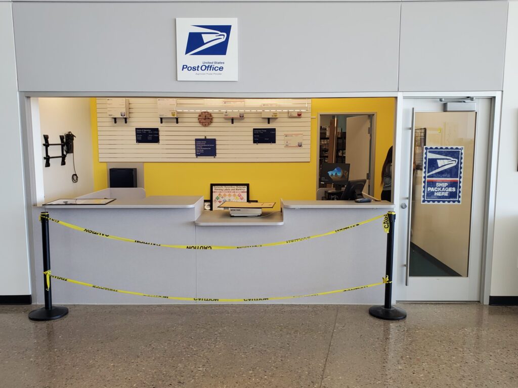 The Contract Postal Unit inside Maricopa Library & Cultural Center is temporarily closed after an unexpected hardware failure. [InMaricopa file]