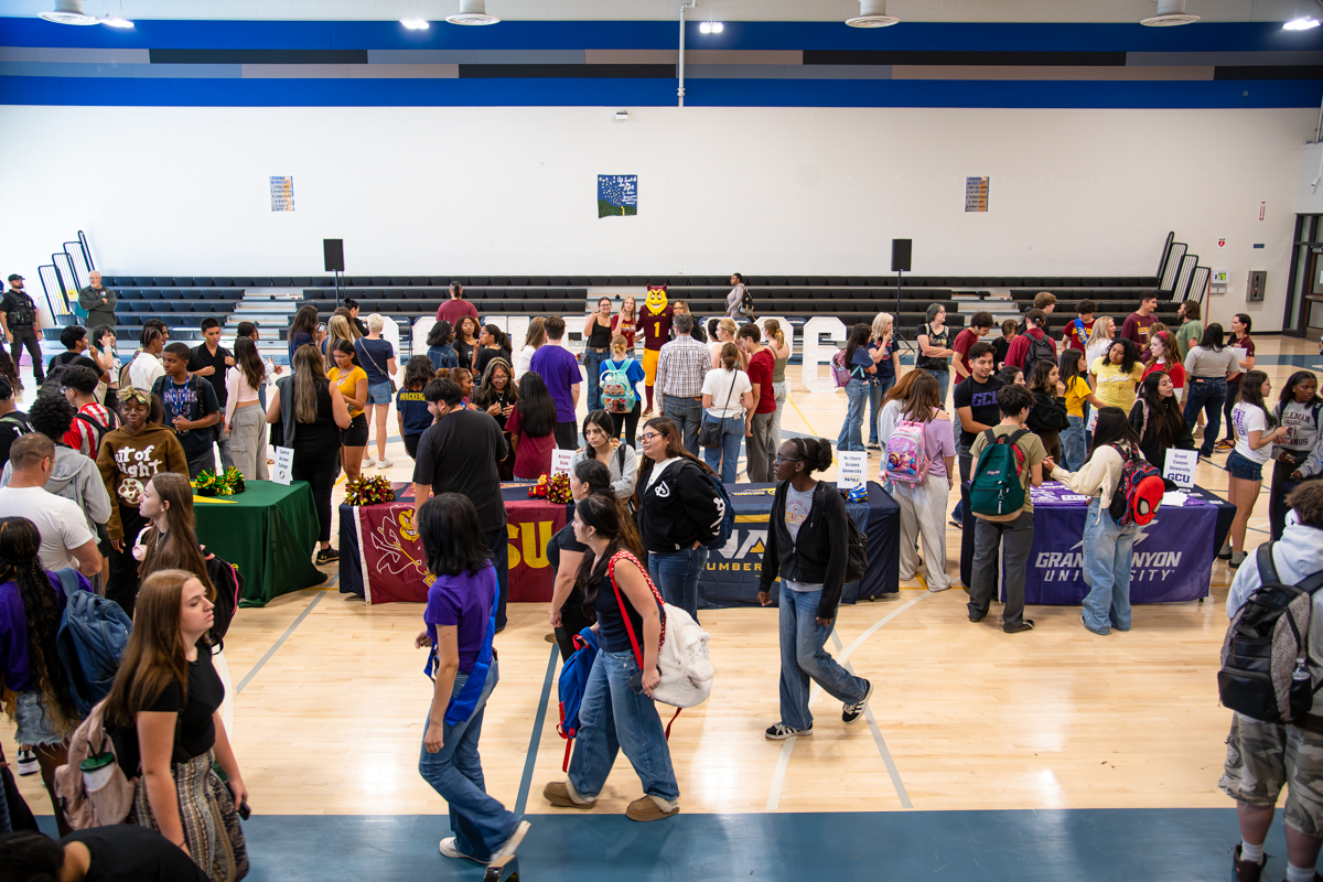 College dreams get a gym-sized celebration at Desert Sunrise High