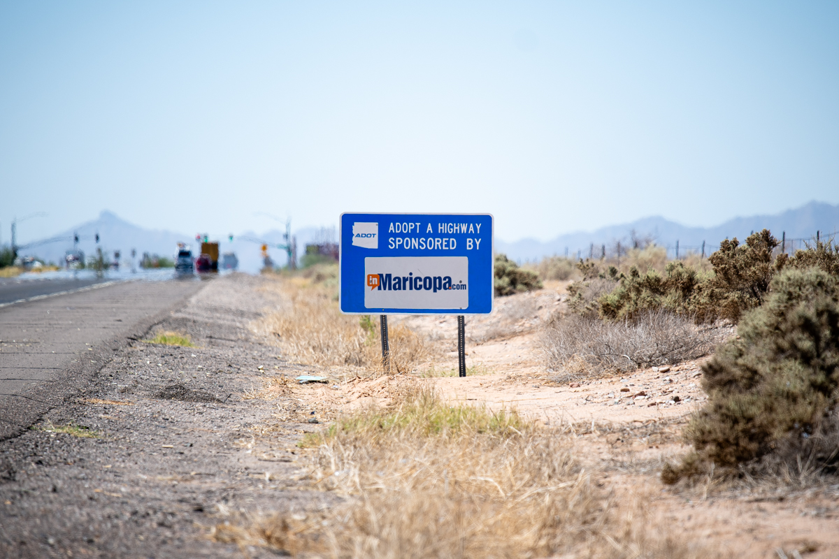 Fresh ADOT signs mark InMaricopa’s longtime SR 347 cleanup sponsorship ...
