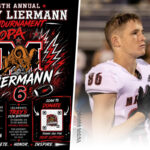A flier for the Fourth Annual Trey Liermann Memorial Tournament and a photo of Trey Liermann. [Maricopa High School Football Booster Club, Victor Moreno]