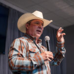 Sheriff Ross Teeple speaks during a City of Maricopa Republican Club meeting at Calvary Chapel on May 23, 2026. [Monica D. Spencer]