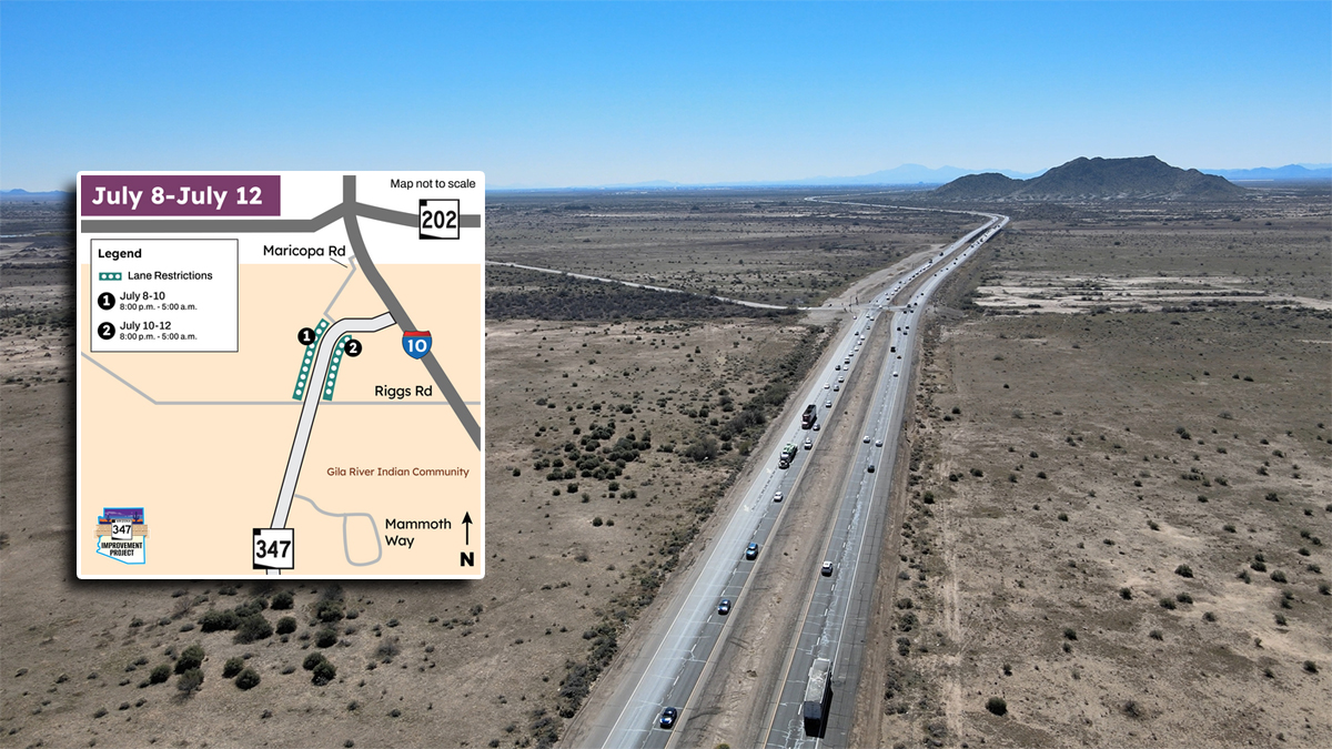 Roadwork returns to SR 347 after holiday break - InMaricopa.com