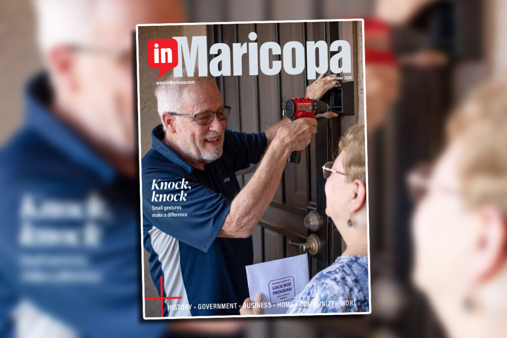 A view of the cover of InMaricopa's November 2026 issue. [Monica D. Spencer]