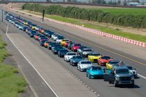 Nissan Z cars line up at the Arizona Testing Center in Stanfield on Sept. 26, 2026. [Chris Voyles]