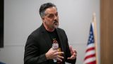 Adam Leach speaks at an Arizona Republican Assembly event on Jan. 27, 2026. [Monica D. Spencer]