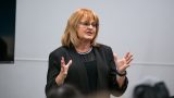 Tena Dugan speaks at an Arizona Republican Assembly event on Jan. 27, 2026. [Monica D. Spencer]