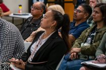 Chrystal-O'Jon attends a Republican candidate panel on Jan. 27, 2026. [Monica D. Spencer]