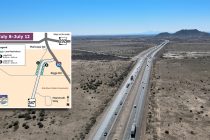 Overnight lane restrictions return to State Route 347 this week. [InMaricopa file, Arizona Department of Transportation]