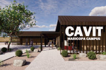 A rendering of the Maricopa campus of Central Arizona Valley Institute of Technology. [CAVIT]
