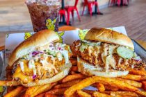 Hot chicken sandwiches and tenders are part of the menu at Angry Chickz restaurant, planned for South Bridge Marketplace. [Angry Chickz]