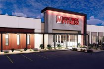 A rendering of the proposed Mountainside Fitness at the southeast corner of John Wayne Parkway and Honeycutt Avenue. [City of Maricopa]