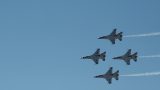 The U.S. Air Force Air Demonstration Squadron flies during a Luke Days Airshow in 2007. [Jon Russell/Flickr]