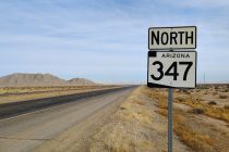 A stretch of southbound SR 347 will be reduced to one lane Jan. 14 as ADOT crews prepare for future widening work. [File photo]