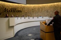 Maricopa Police Chief Mark Goodman speaks to the city council on Oct. 20, 2026. [Jordan Gerard]