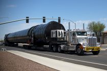 A SpaceX rock travels through Maricopa on Aug. 29, 2024. [Monica D. Spencer]